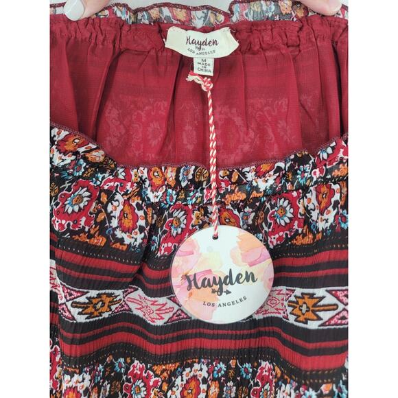 Hayden Los Angeles Boho Off Shoulder Blouse - Festival, Cottagecore, Hippie Chic - Picture 3 of 6